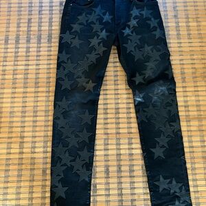 Black Amiri Star Chemist Skinny Jeans 33 x 33